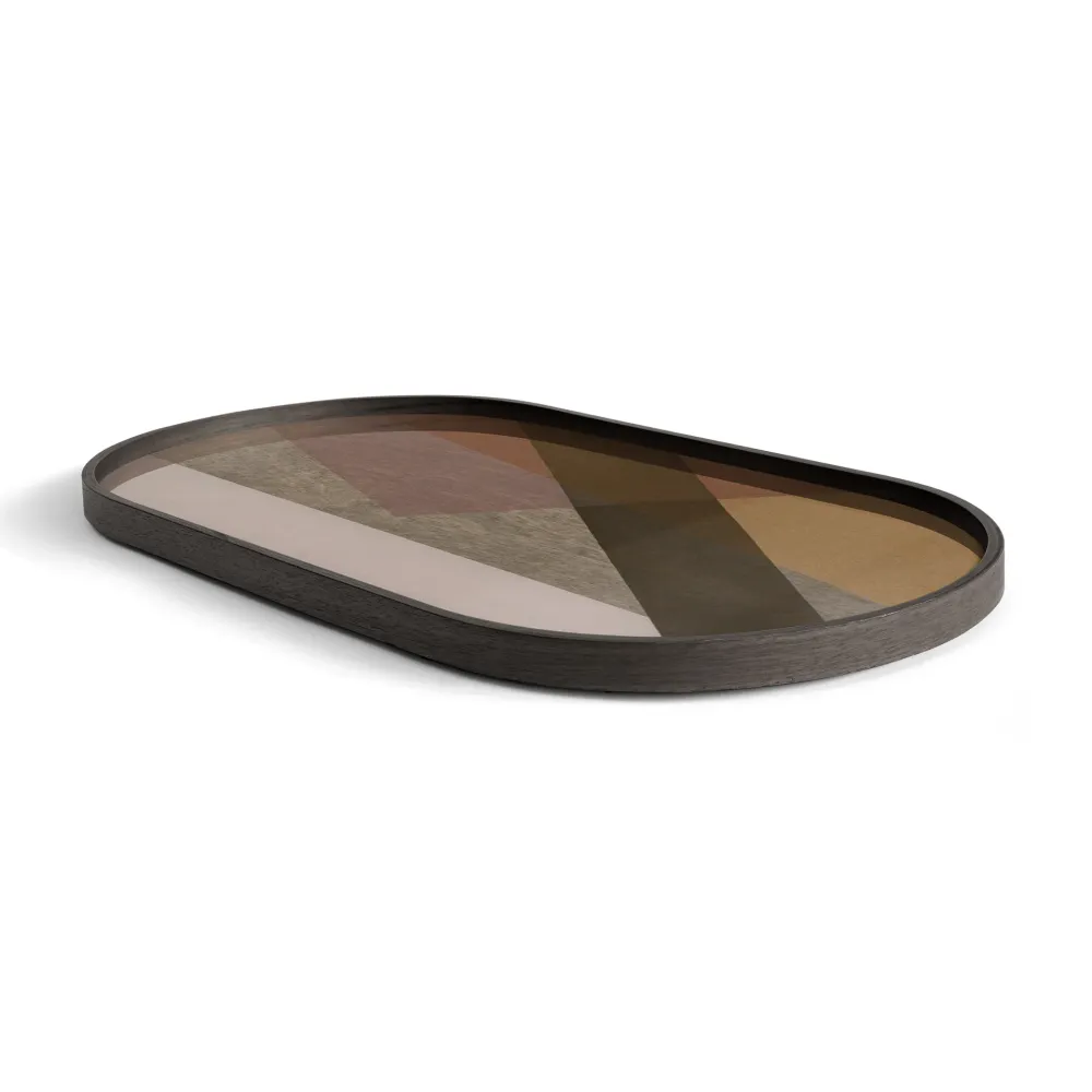 Tava sticla Ethnicraft Angle 71x36 cm