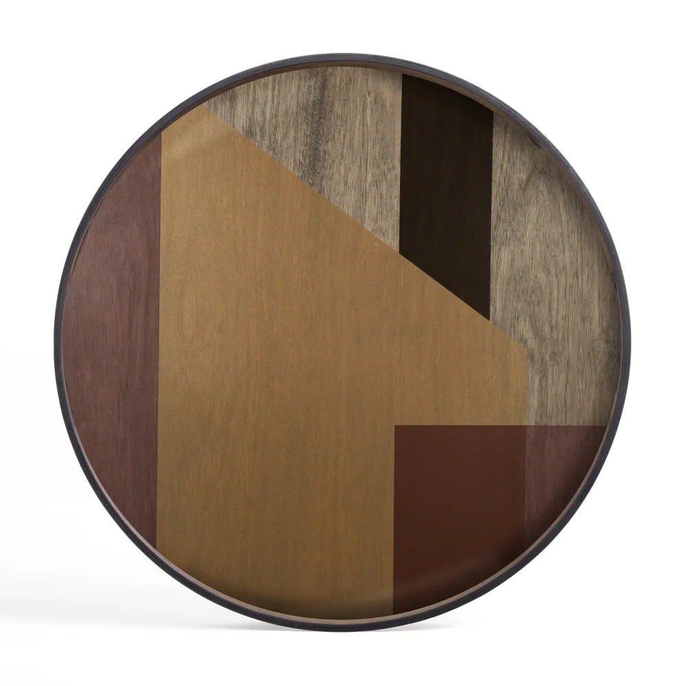 Tava sticla Ethnicraft Angle 92x92 cm