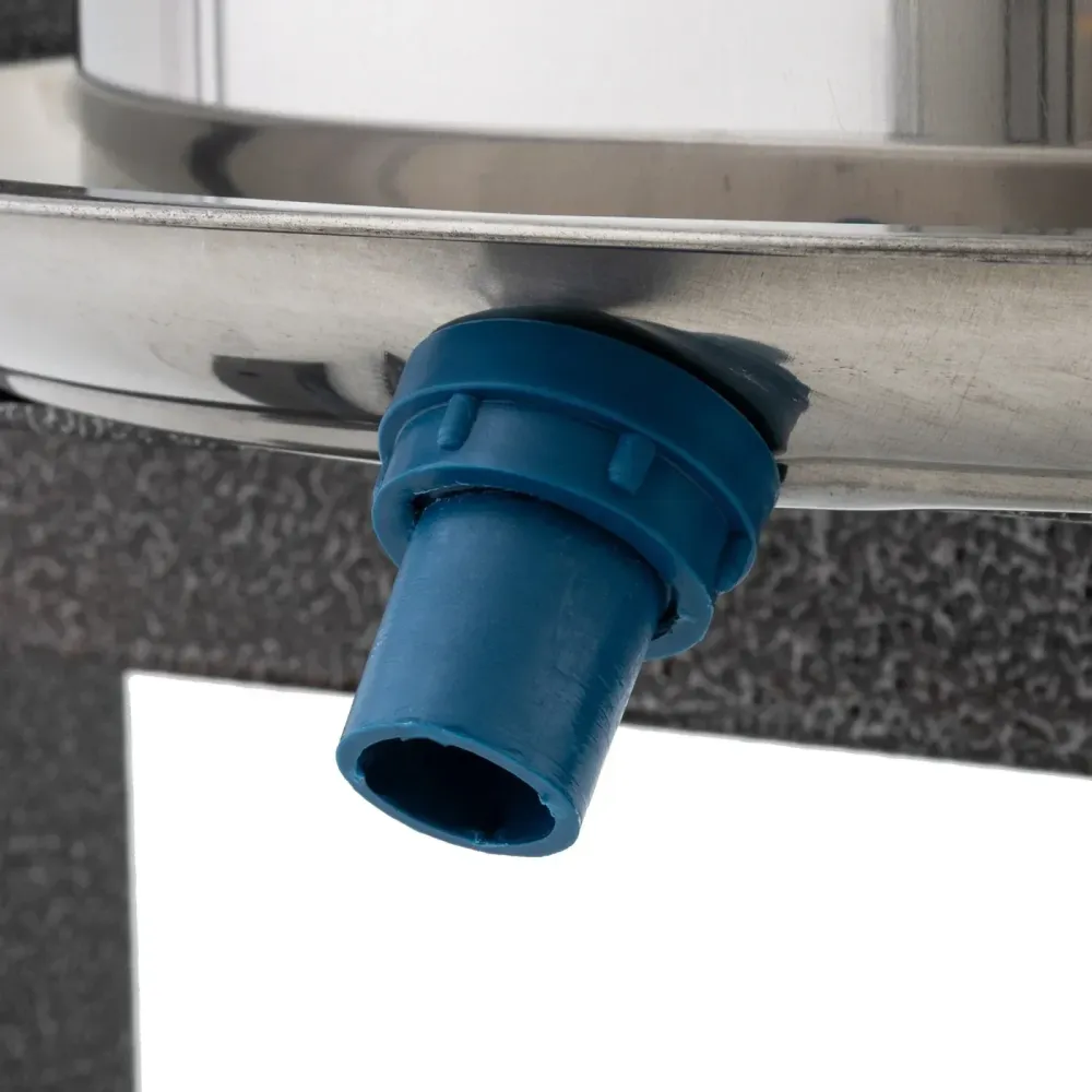 Teasc/Presa struguri Vilen Inox 10 L, cu picioare