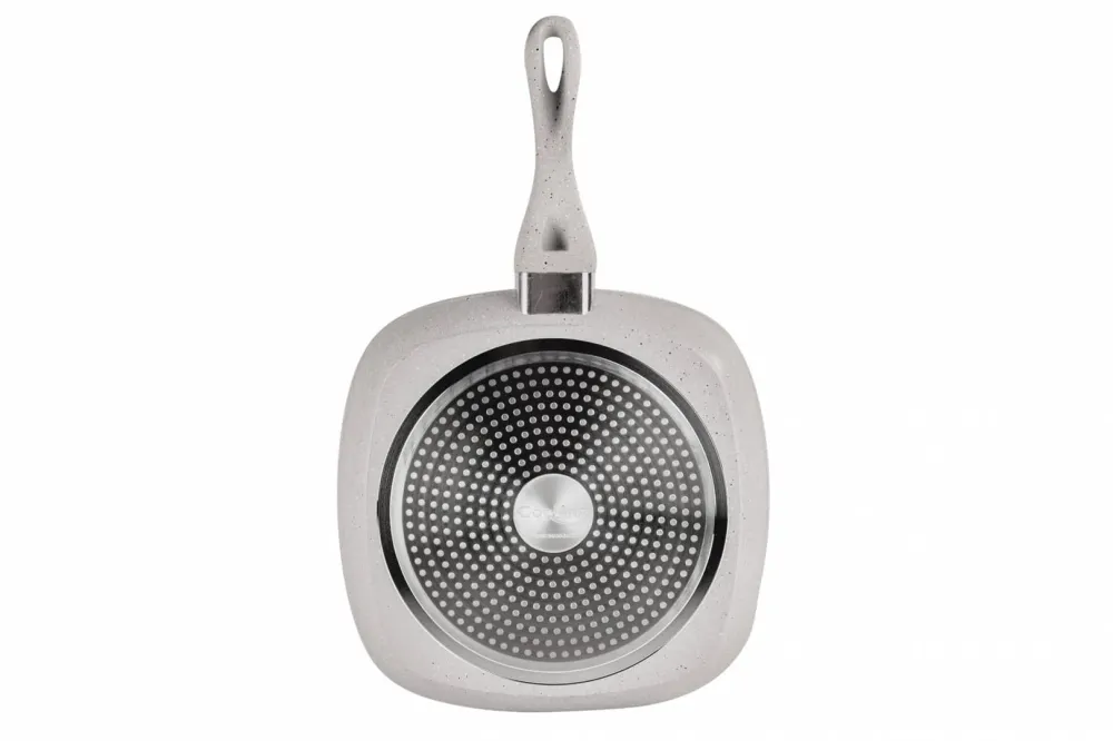 Tigaie Grill Heinner HR-BET-GRILL28 | 28cm, Aluminiu, Capac Inclus, Mozaik