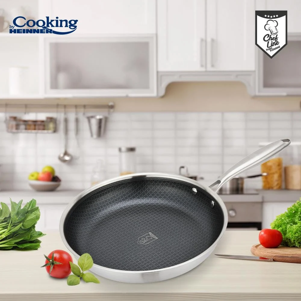 Tigaie Heinner HR-MRK-20T | Inox 3 Straturi, 20cm, Titanium3