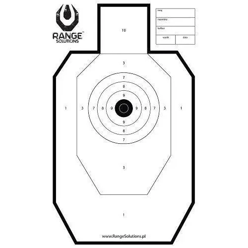 Tinte poligon IDPA 50 buc Range Solutions