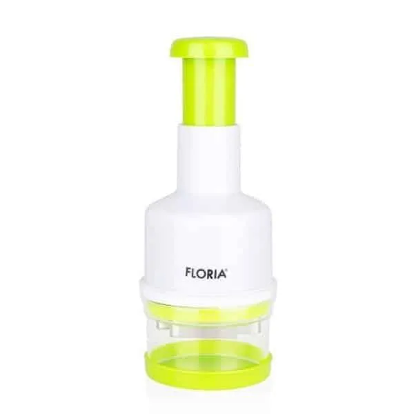 Tocator manual pentru ceapa, 23x9cm, alb-verde / ZLN 2614