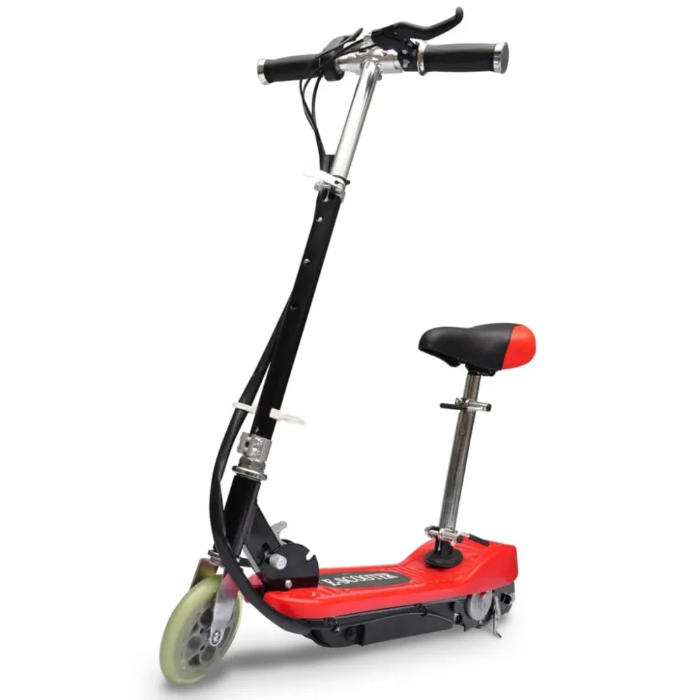 Trotinetă electrică cu ș, roșu, 120 W