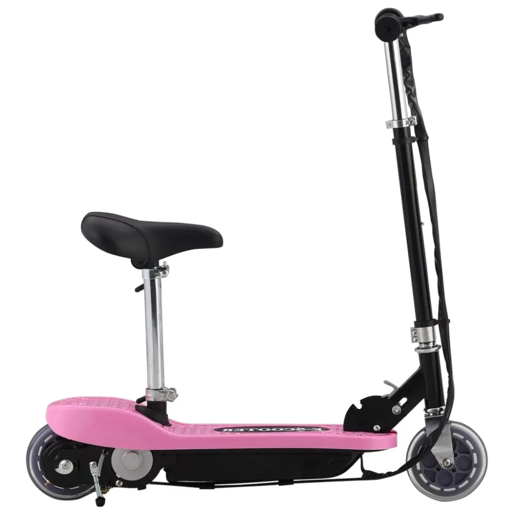 Trotinetă electrică cu ș, roz, 120 W