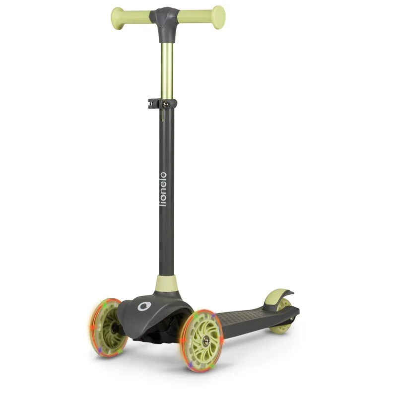Trotineta, Lionelo, Jessy, Ultrapliabila, Pana la 50 Kg, Cu design ergonomic, Cu lumini LED, 56 x 26 x 67-82 cm, 3 ani+, V...