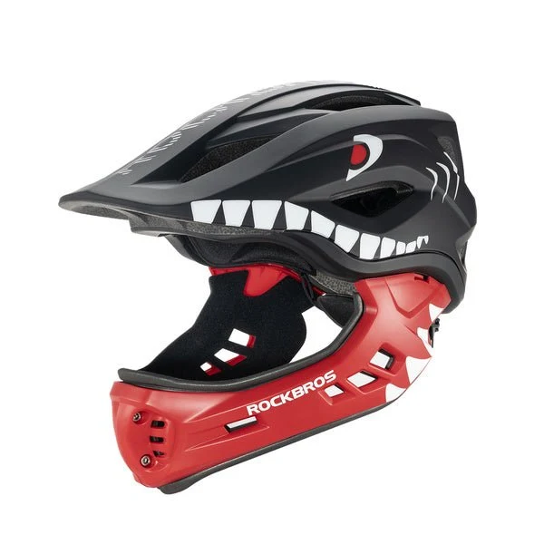 Casca de bicicletă pentru copii Rockbros Shark cu bărbieră detașabilă