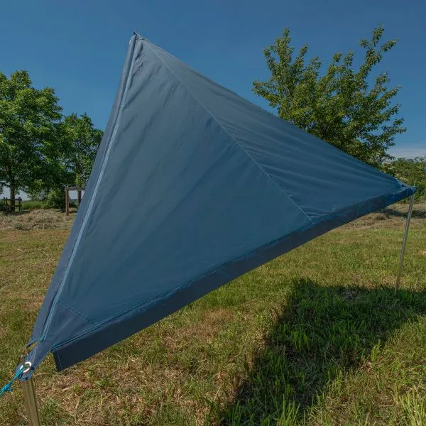 Copertină "Zip Protect Canvas" Sepia Blue