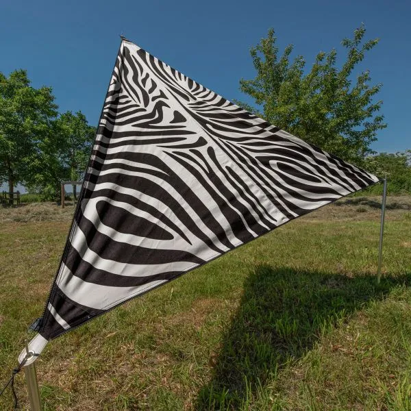 Umbrar tip vela, BENT, TC-Zip-Canvas Africa Zebra