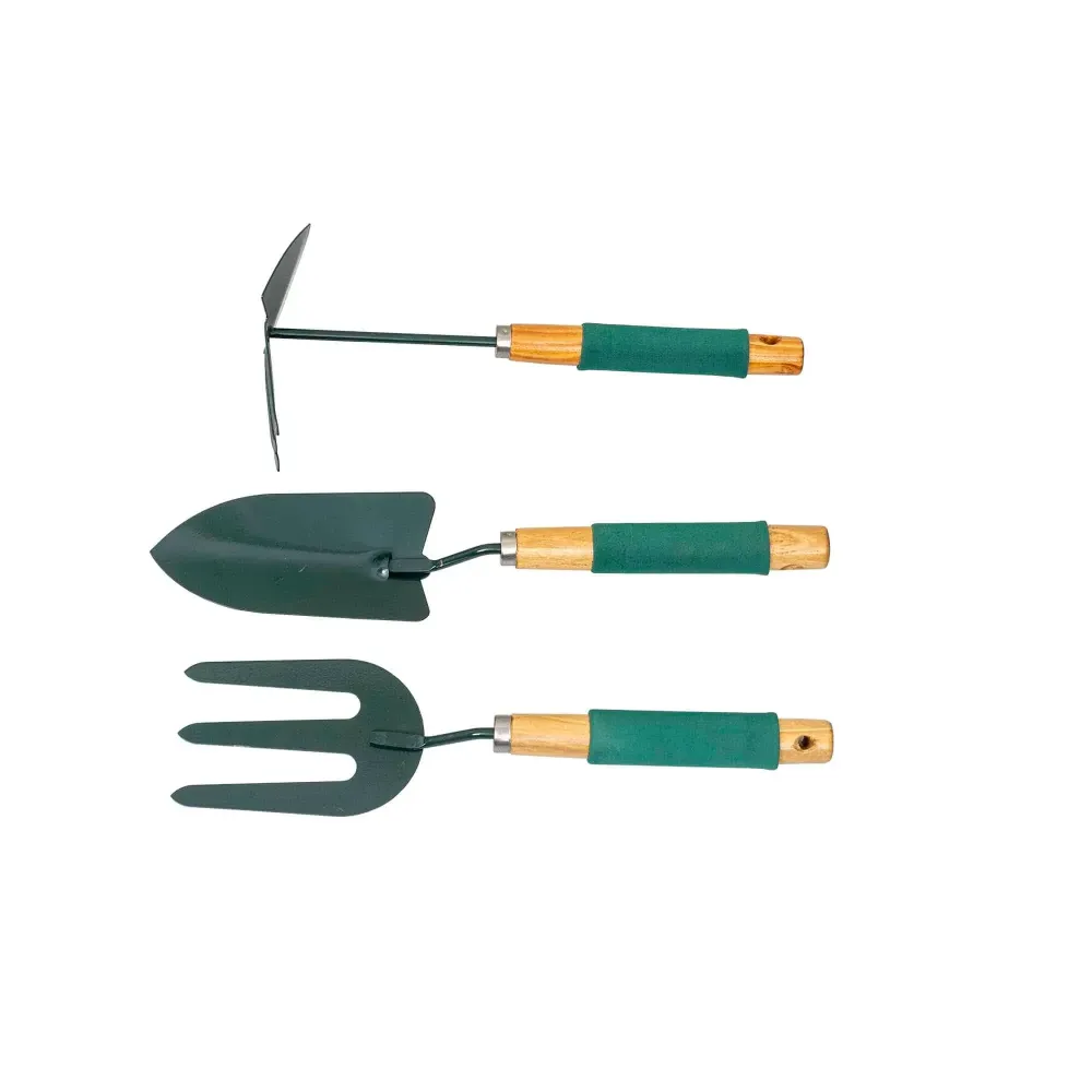 Set 3 ustensile de gradina pentru plantat, maner SOFT verde Z-TOOLS / ZTS 8272