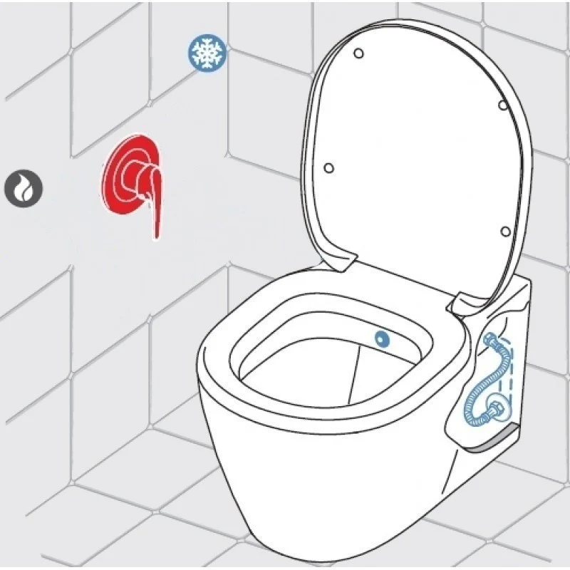 Set Vas WC cu bideu pe pardoseala cu rezervor aparent si capac Vidima Ulysse S 37x64 cm evacuare verticala