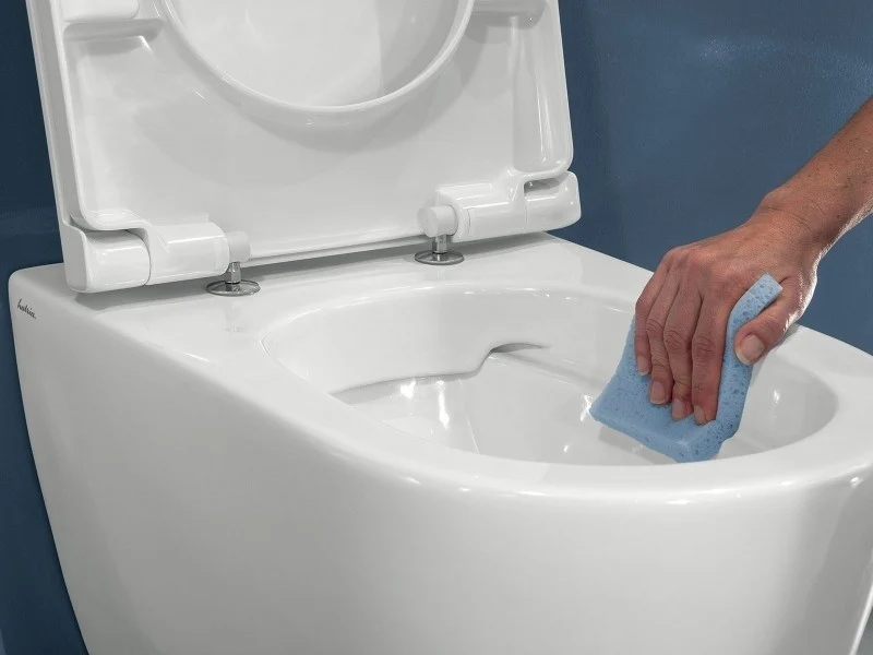 Vas WC cu bideu suspendat Hatria Fusion Compact Rimless 36x49 cm evacuare orizontala