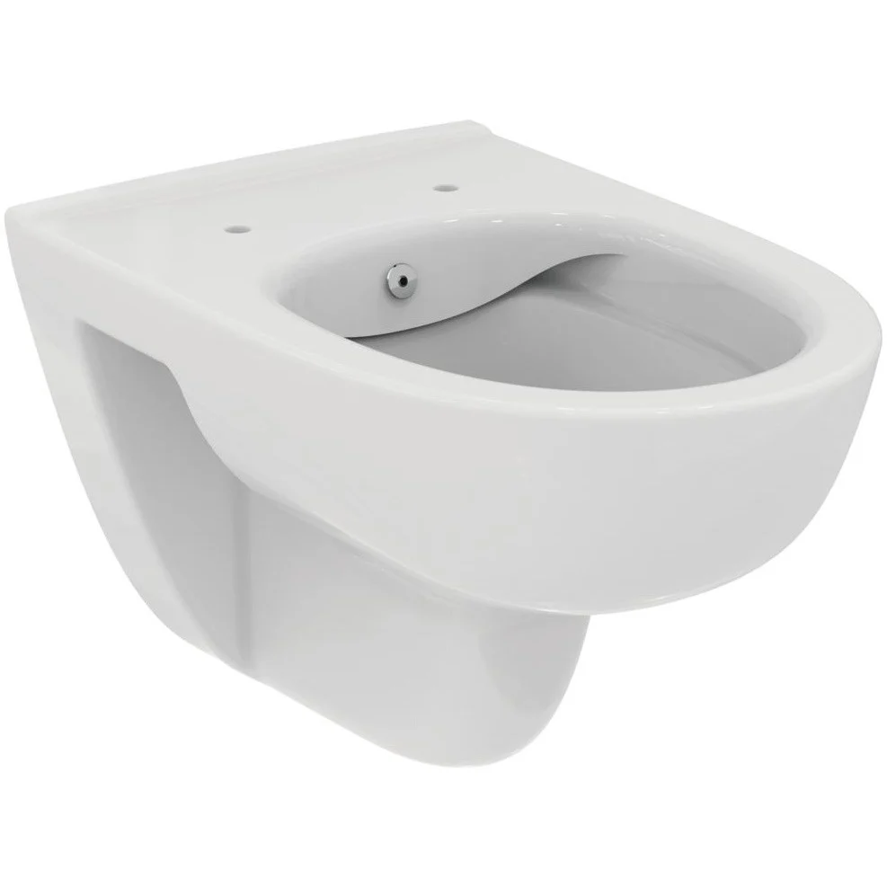Vas WC cu bideu suspendat Ideal Standard I.Life 36x54 cm evacuare orizontala, oval
