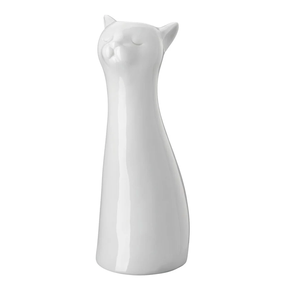 Vaza alba din portelan, 20 cm, Cat - HUTSCHENREUTHER