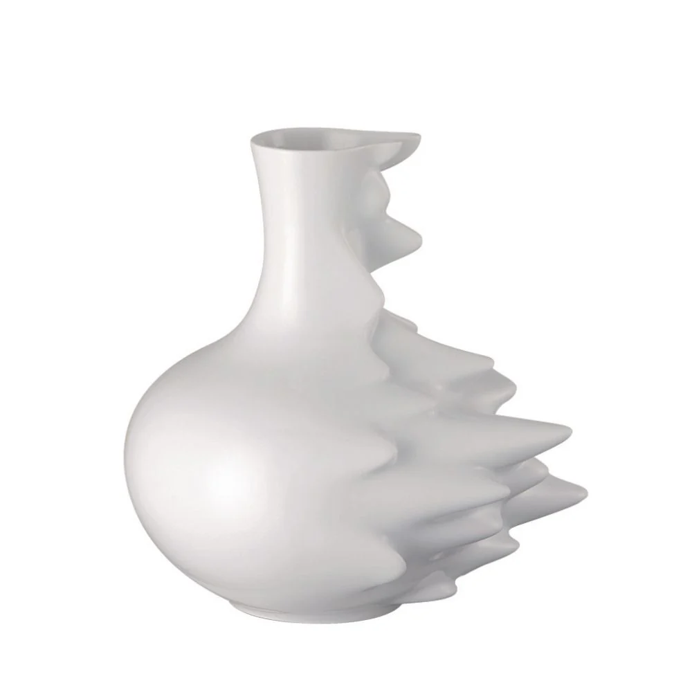 Vaza alba din portelan, 22 cm, Fast Cedric Ragot - ROSENTHAL
