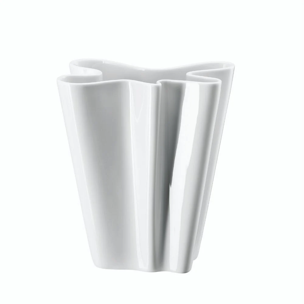 Vaza alba din portelan, 20 cm, Flux White Harry Paul - ROSENTHAL