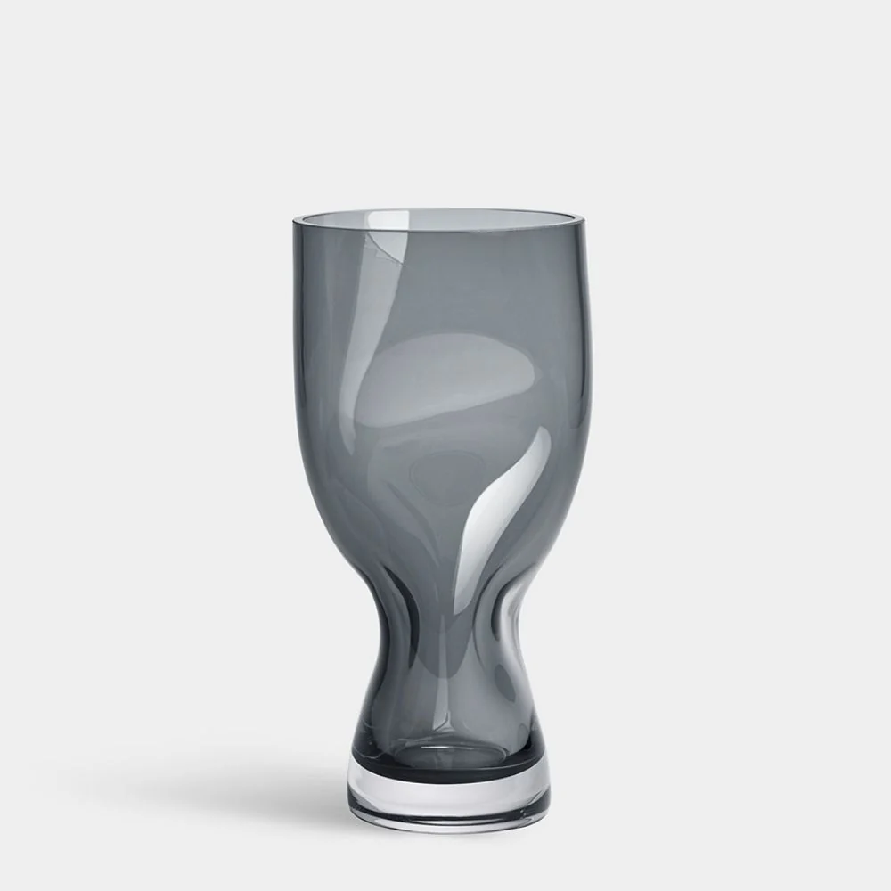 Vaza Blue/Grey, 23 cm, Squeeze Lena Bergstrom - ORREFORS