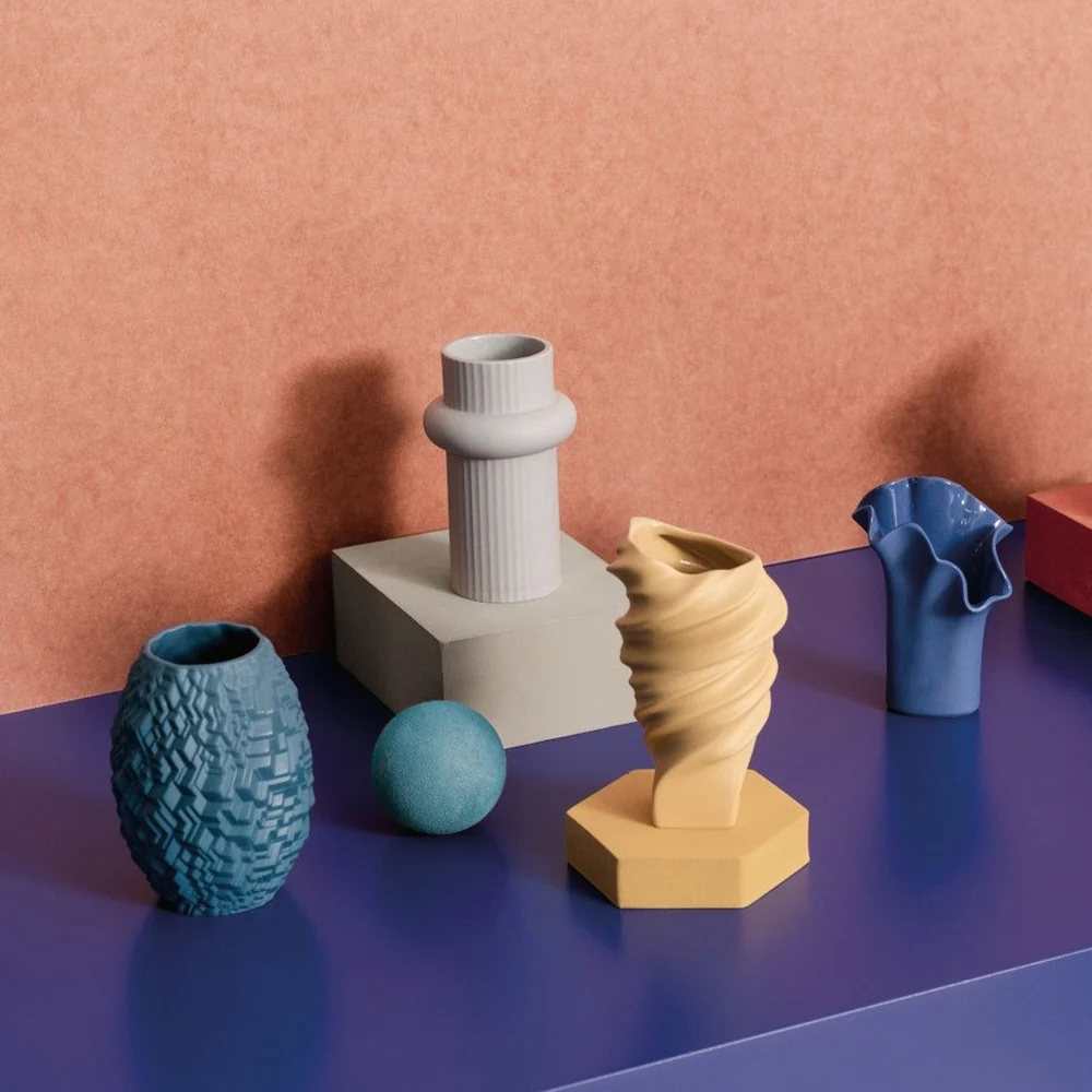 Vaza din portelan, 10 cm, Ode Lava Sebastian Herkner - ROSENTHAL
