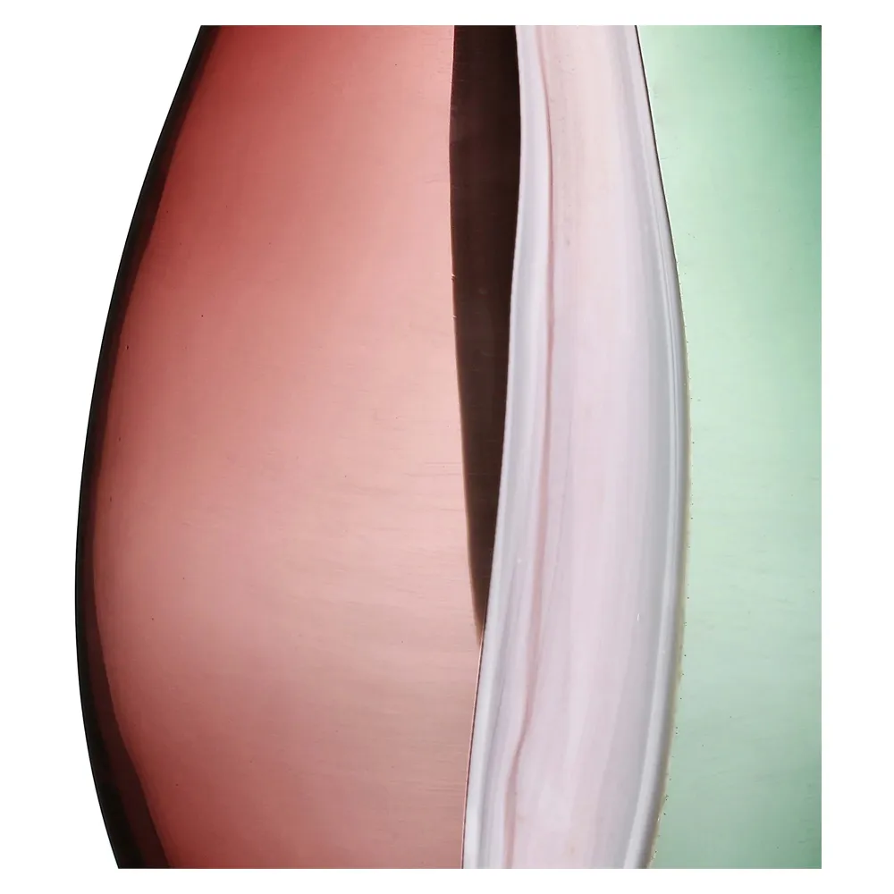 Vaza din sticla, roz, 33 cm, Sullatela - SIMONA'S COLLECTION