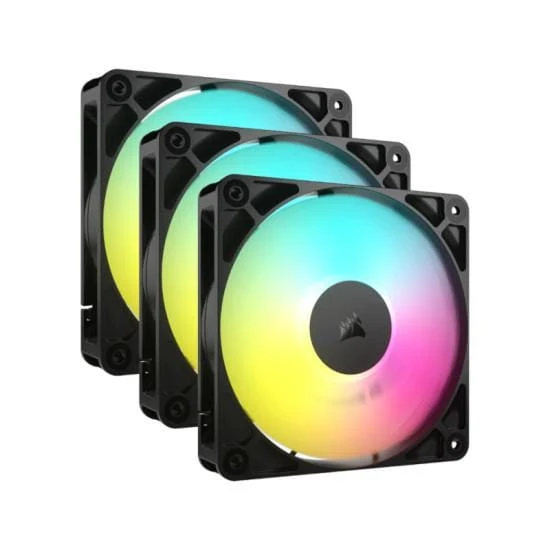 Ventilatoare CORSAIR RS120 ARGB CO-9050181-WW | 120mm, PWM, 3 buc, ARGB