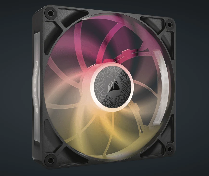 Ventilator Carcasa Corsair iCUE LINK RX120 MAX CO-9051035-WW | 140mm, RGB, Negru