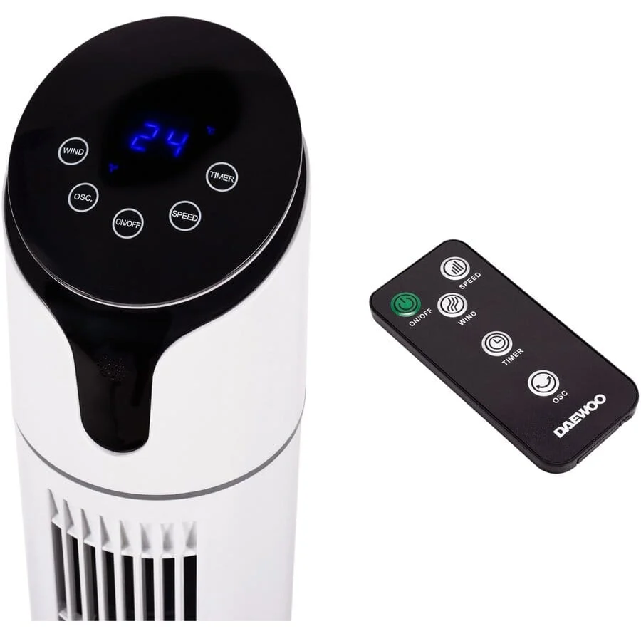 Ventilator Turn Daewoo SDA DDV200 | 60W, 3 Trepte, Timer 15h, Telecomanda