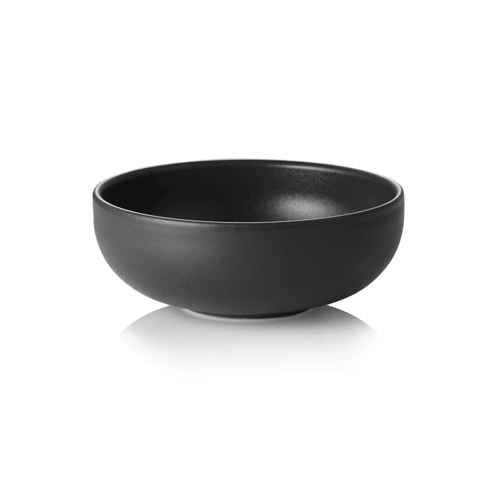 Bol, Ø 12 cm, set de 6 bucati, seria One, culoare negru Midnight