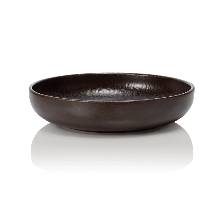 Bol, Ø 22 cm, set de 6 bucati, seria One, culoare Metallic Brown