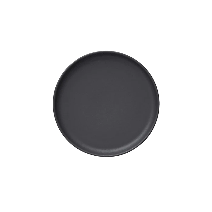 Farfurie plata, Ø 17,5 cm, set de 6 bucati, seria One, culoare negru Midnight