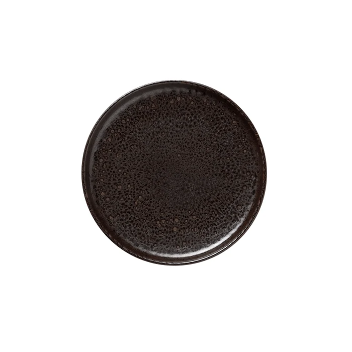 Farfurie plata, Ø 22 cm, set de 6 bucati, seria One, culoare Metallic Brown