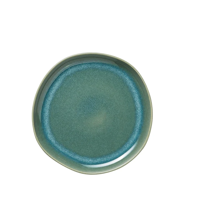 Farfurie plata, Ø 22 cm, set de 6 bucati, seria Organic, culoare Myrtle Green