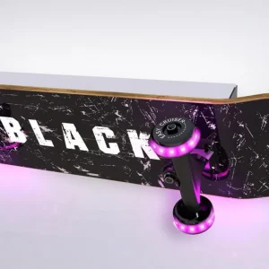 Aplica EVOTEC LED »EASY CRUISER BLACK« forma de skateboard