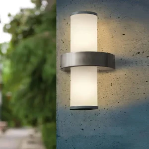 Aplica pentru exterior EGLO BEVERLY din otel si sticla, 35 cm inaltime