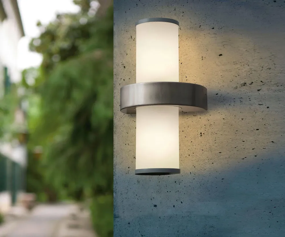 Aplica pentru exterior EGLO BEVERLY din otel si sticla, 35 cm inaltime