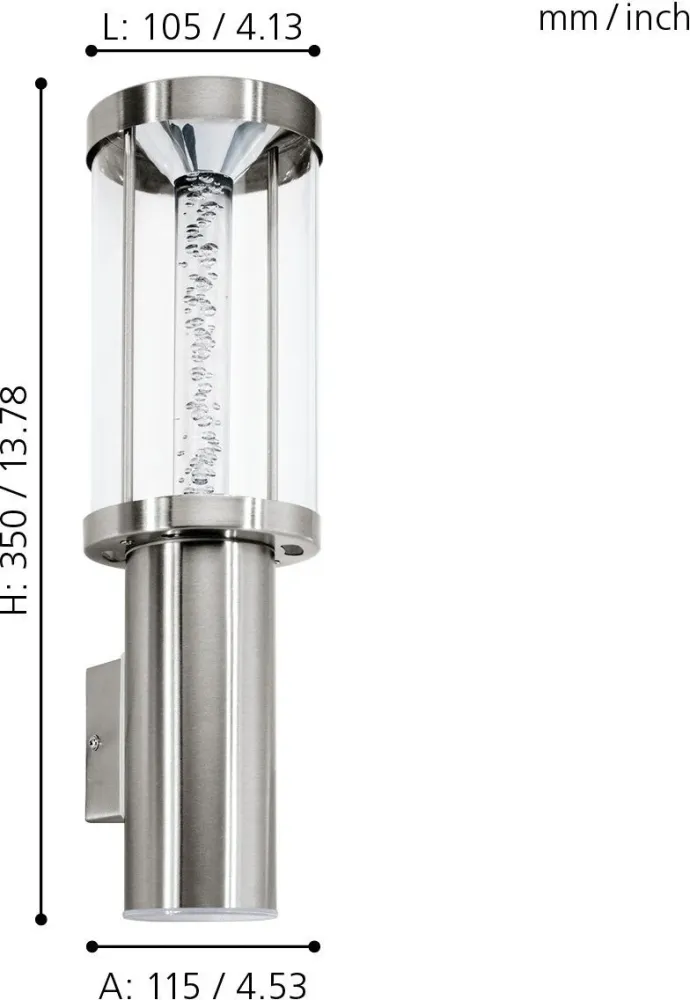Aplica de perete cu LED-uri EGLO TRONO STICK