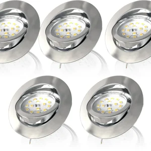 Spot BKLicht cu LED incastrat (5 buc.)
