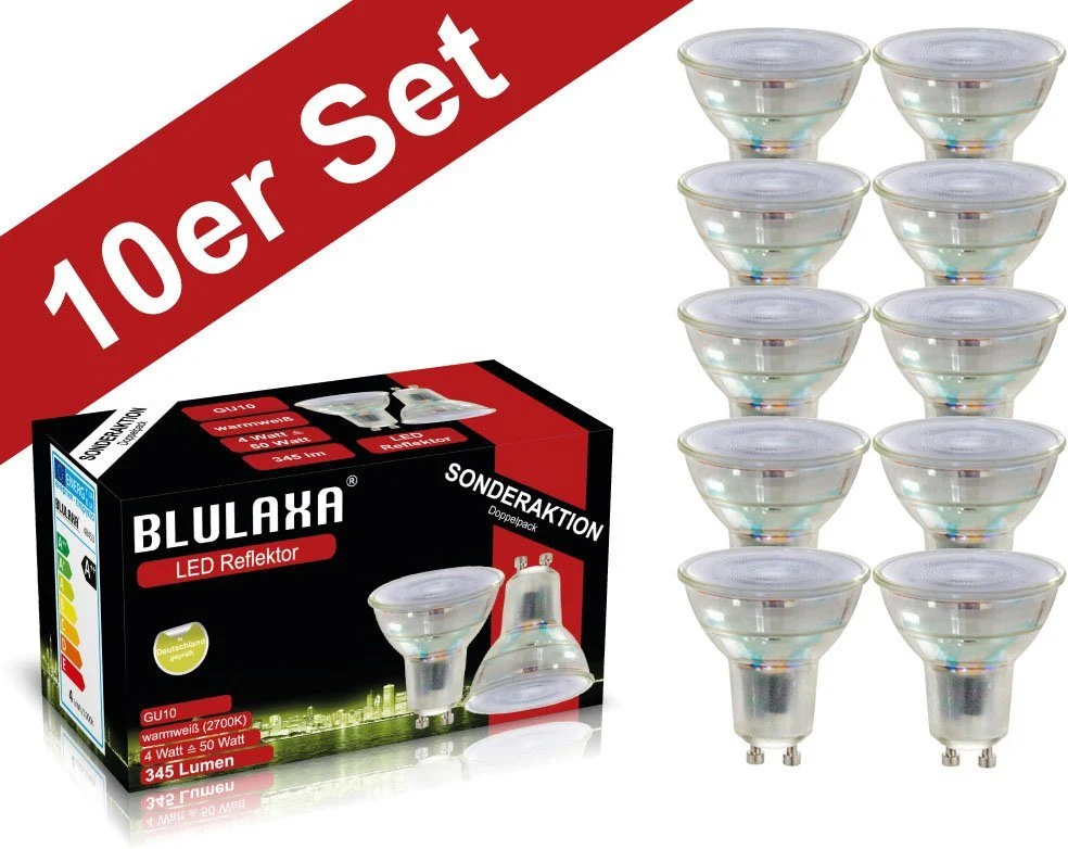 Spoturi LED BLULAXA Retro Multi (set, 10 buc.)